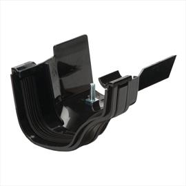 Ogee Gutter Con.To Ci Ogee L/H Black