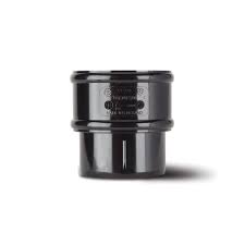 68mm Round Downpipe Connector Black (10)