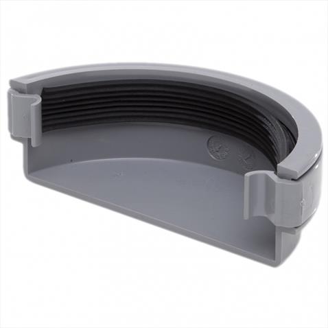Kendor Grey Half Round External Stop End (=RR107)