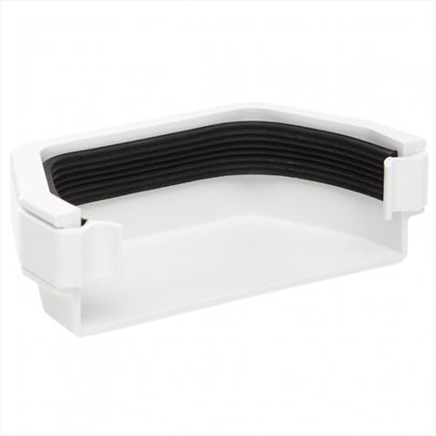 Kendor White Square External Stop End (=RS207)