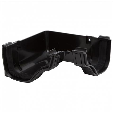 Ogee Gutter 90 Deg Int Angle Black