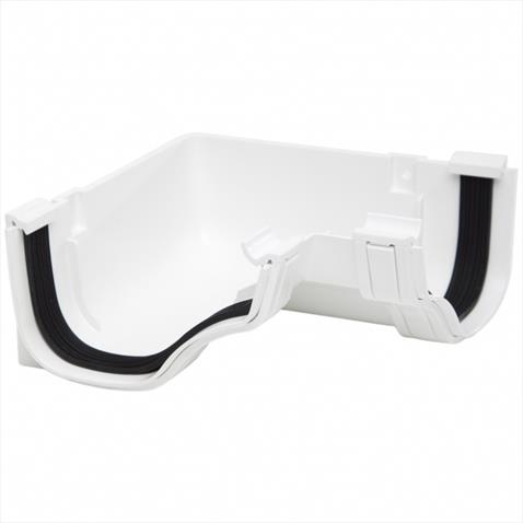 Ogee Gutter 90 Deg Int Angle Wh
