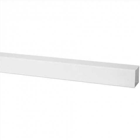 Kendor 4m White Square Rainwater Pipe (=RS223)