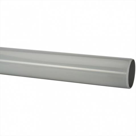 Kendor 5.5m Grey Round Rainwater Pipe (=RR124)