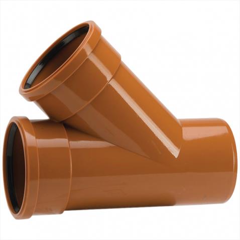 Kendor 6" Underground 45 Degree Double Socket Junction (=UG606)