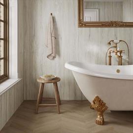 Multipanel Monza Tile Vinyl Click Flooring In Bathroom