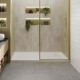Multipanel Monza Tile Vinyl Click Flooring In Bathroom