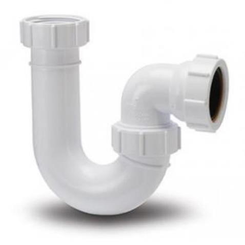 40mm Tubular Swivel 'P' Trap 75mm Seal
