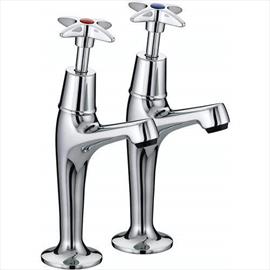 Bristan X Head H/N Sink Pillar Taps