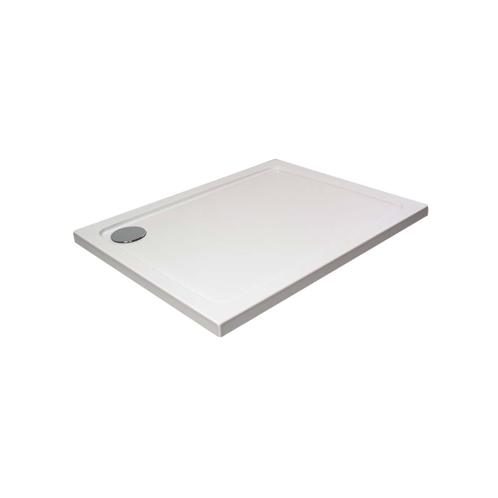 Hydro45 1000mm x 900mm White Rectangular Shower Tray