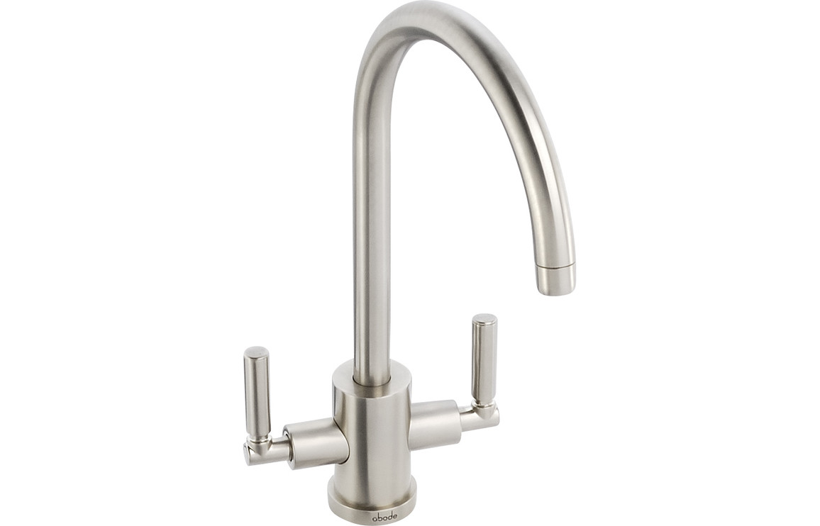 Abode Atlas Monobloc Kitchen Mixer Tap - Brushed Nickel