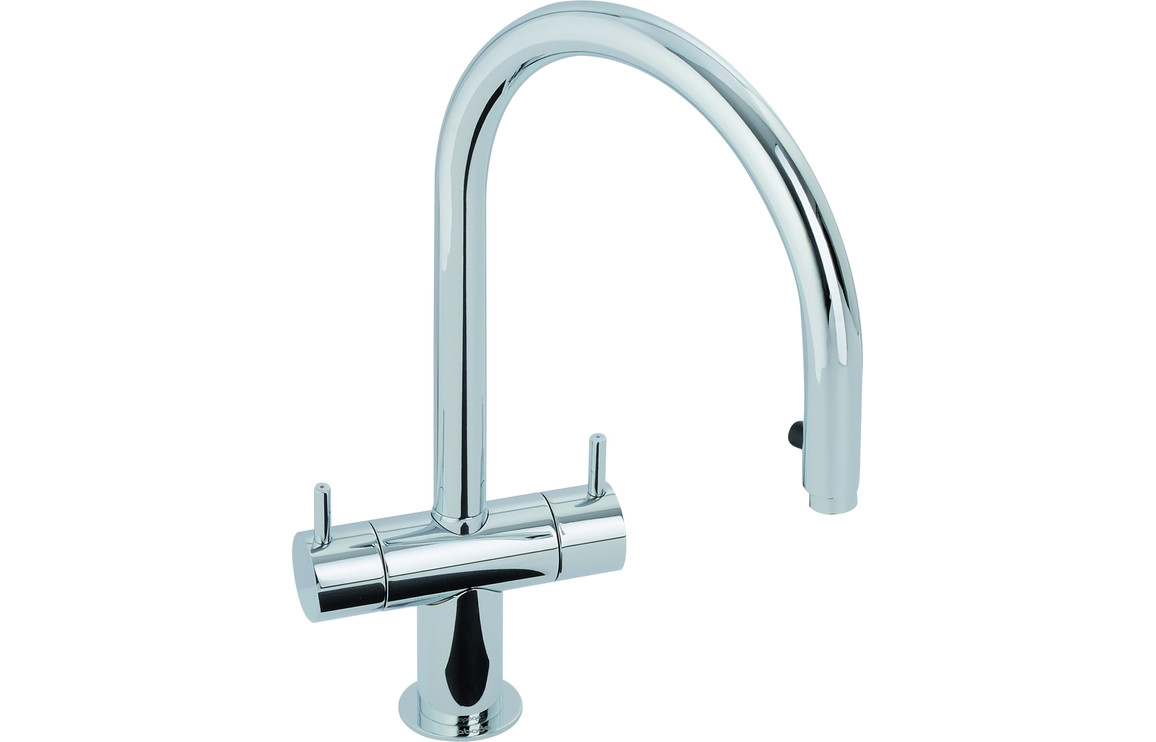 Abode Hesta Kitchen Mixer Tap w/Pull Out - Chrome