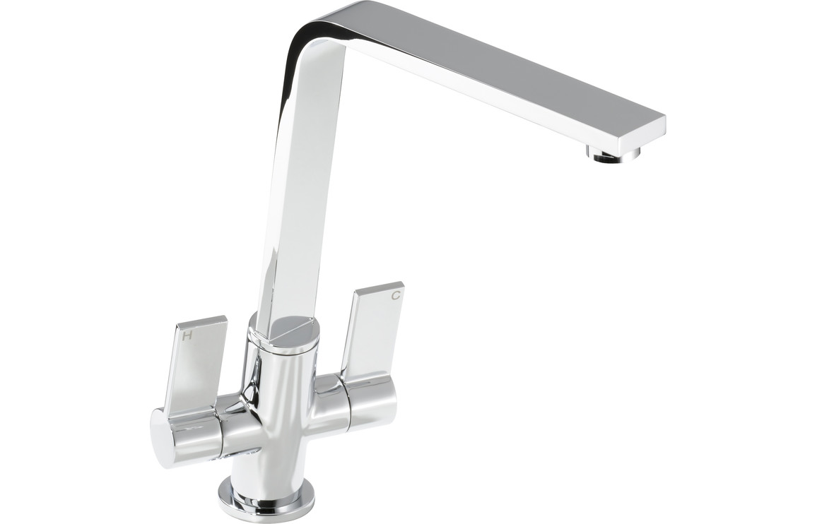 Abode Linear Flair Monobloc Kitchen Mixer Tap - Chrome