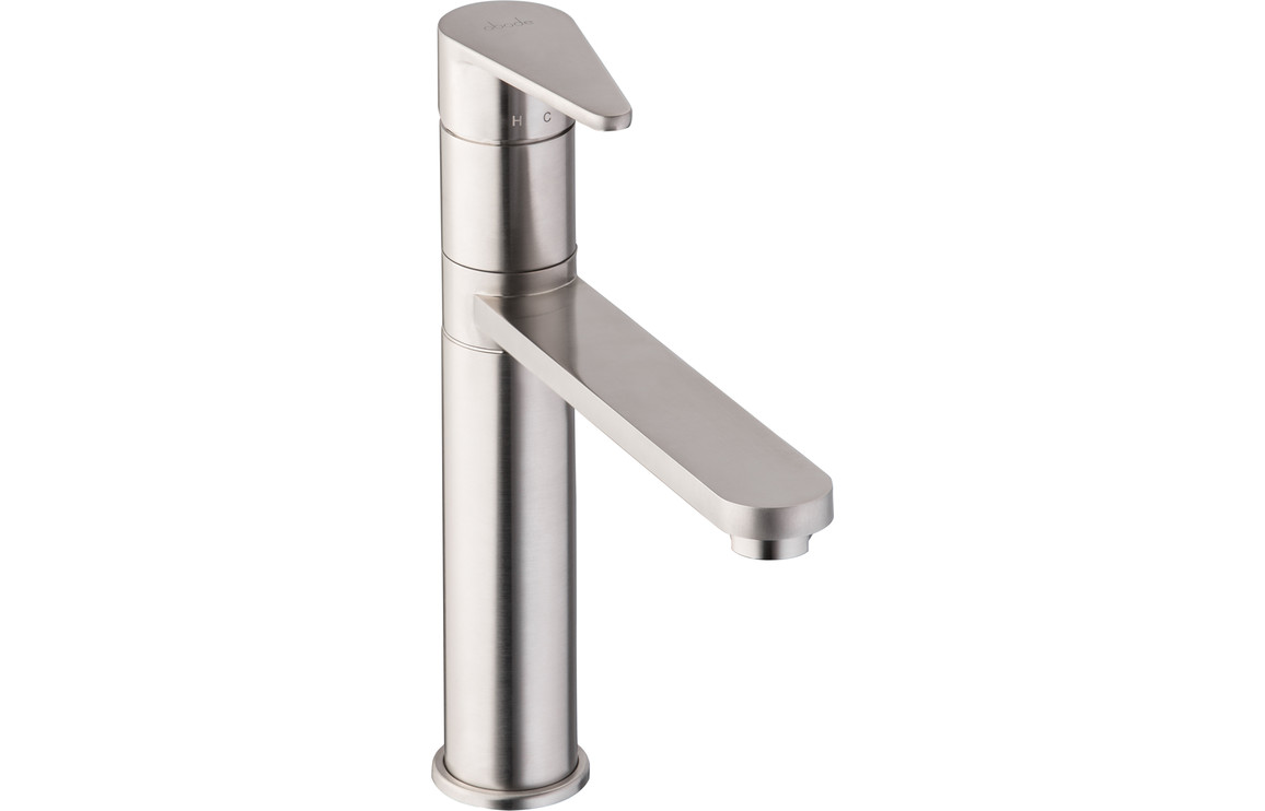 Abode Prime Single Lever Kitchen Mixer Tap - Brushed Nickel