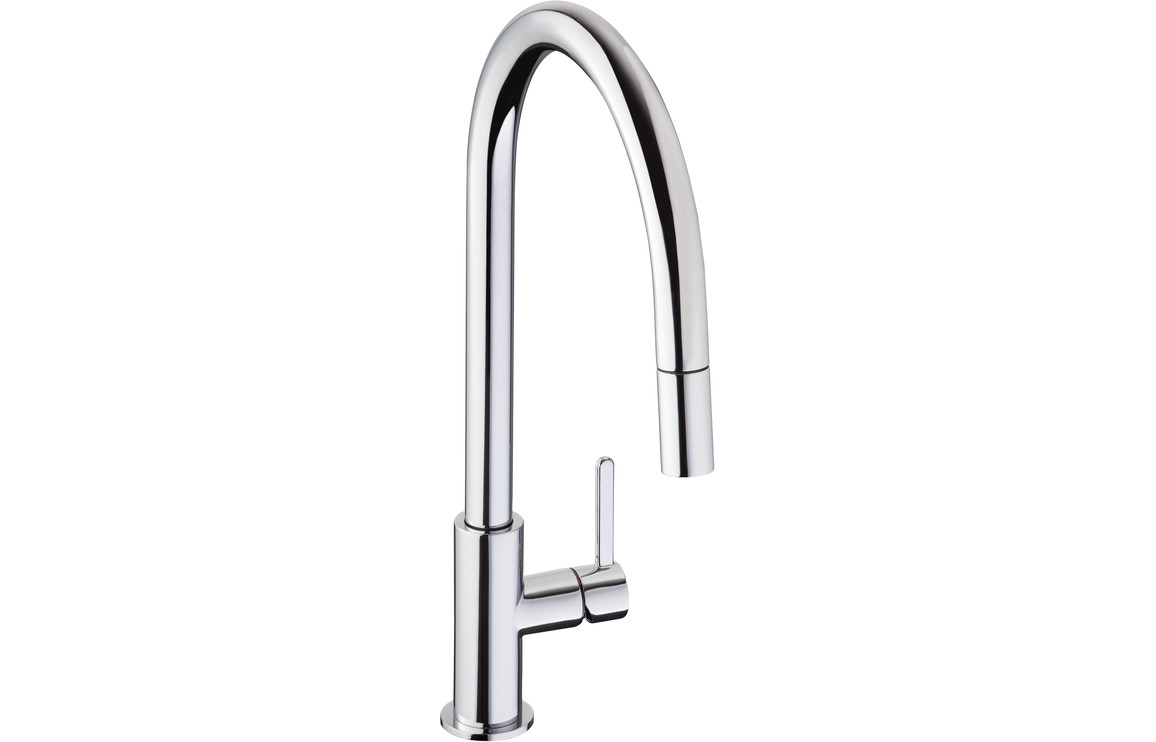 Abode Althia Kitchen Mixer Tap w/Pull Out - Chrome