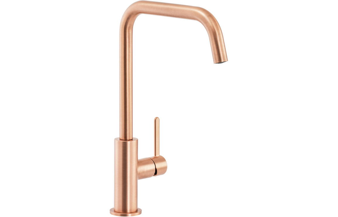 Abode Althia Single Lever Kitchen Mixer Tap - Urban Copper