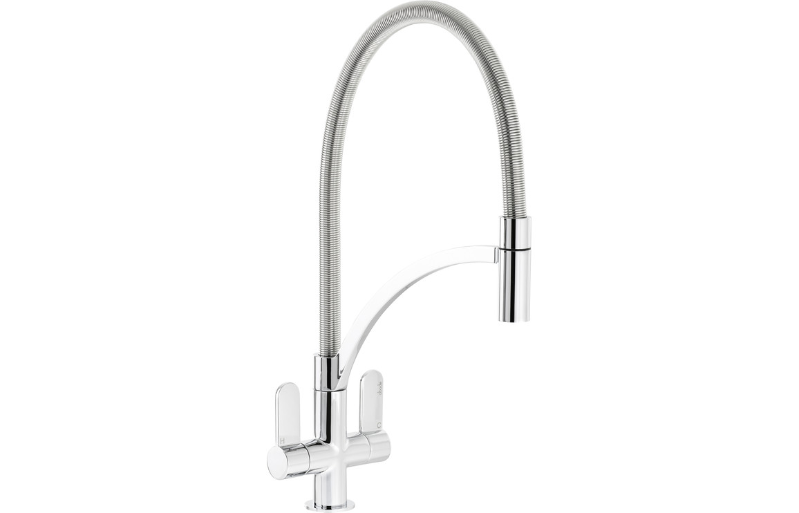 Abode Genio Monobloc Semi-Professional Kitchen Mixer Tap - Chrome