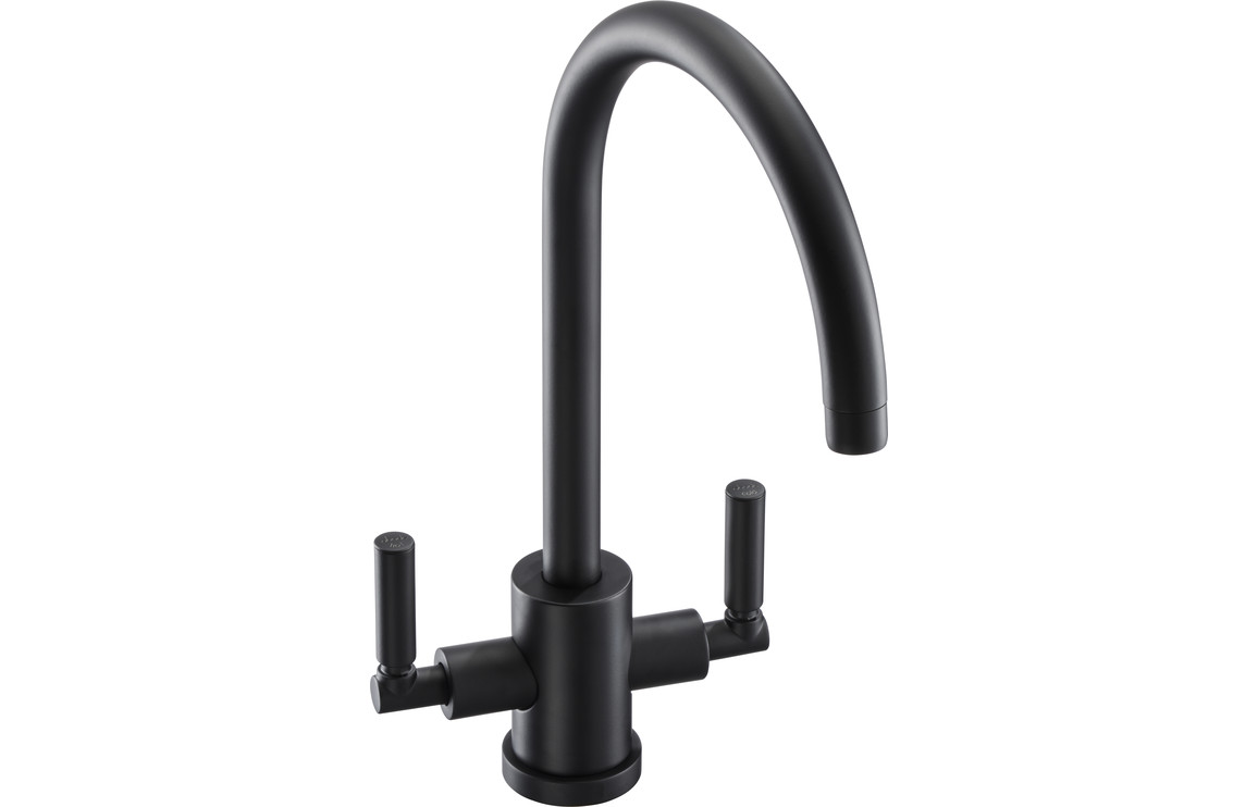 Abode Atlas Monobloc Kitchen Mixer Tap - Matt Black