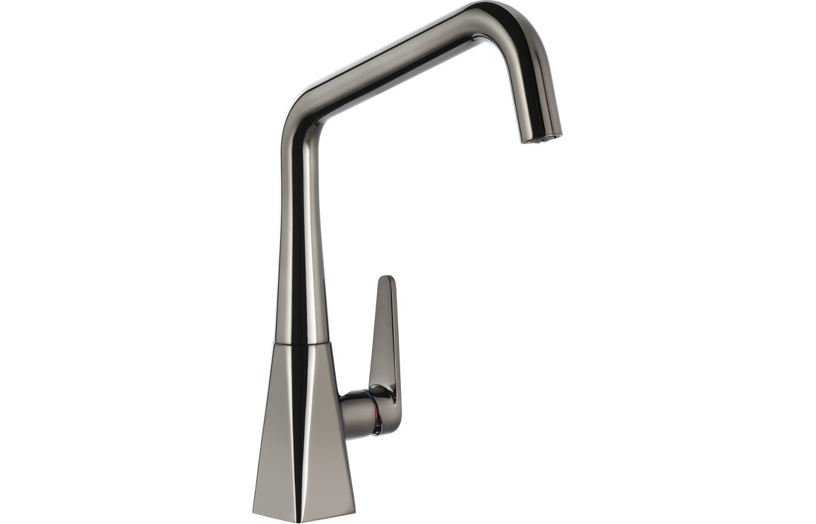 Abode Coniq S Single Lever Kitchen Mixer Tap - Black Nickel