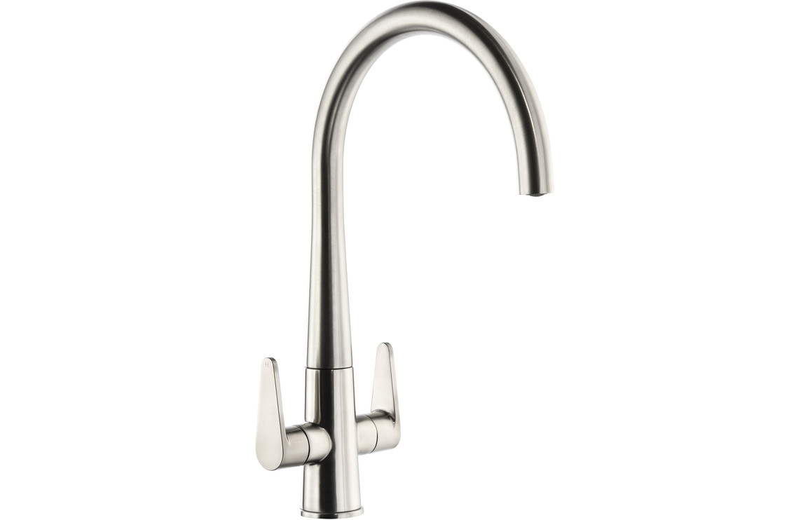 Abode Coniq R Monobloc Kitchen Mixer Tap - Brushed Nickel