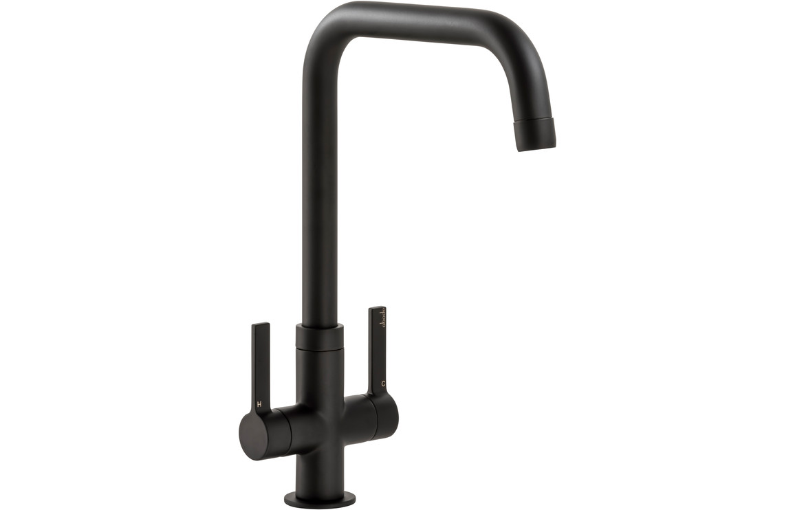 Abode Pico Quad Monobloc Kitchen Mixer Tap - Matt Black