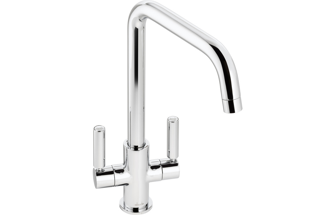 Abode Globe Quad Monobloc Kitchen Mixer Tap - Chrome