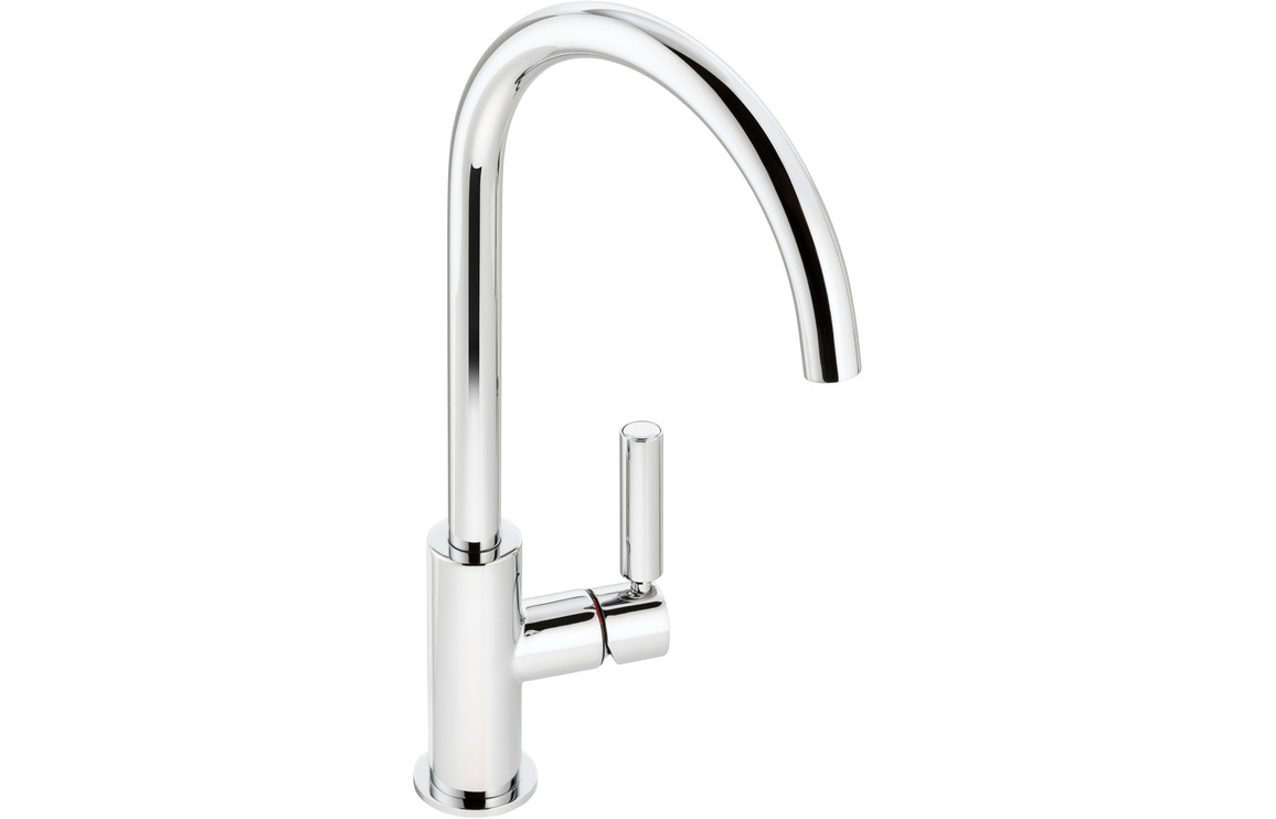 Abode Globe Single Lever Kitchen Mixer Tap - Chrome