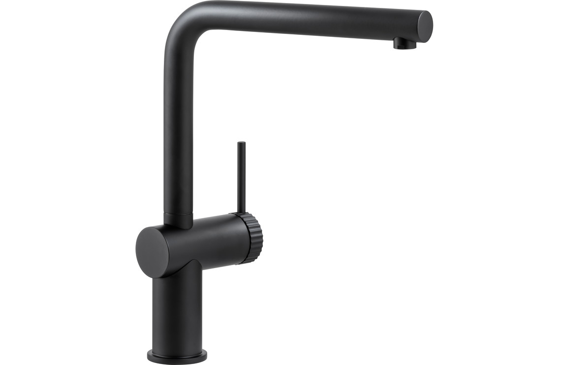 Abode Fraction Single Lever Kitchen Mixer Tap - Matt Black