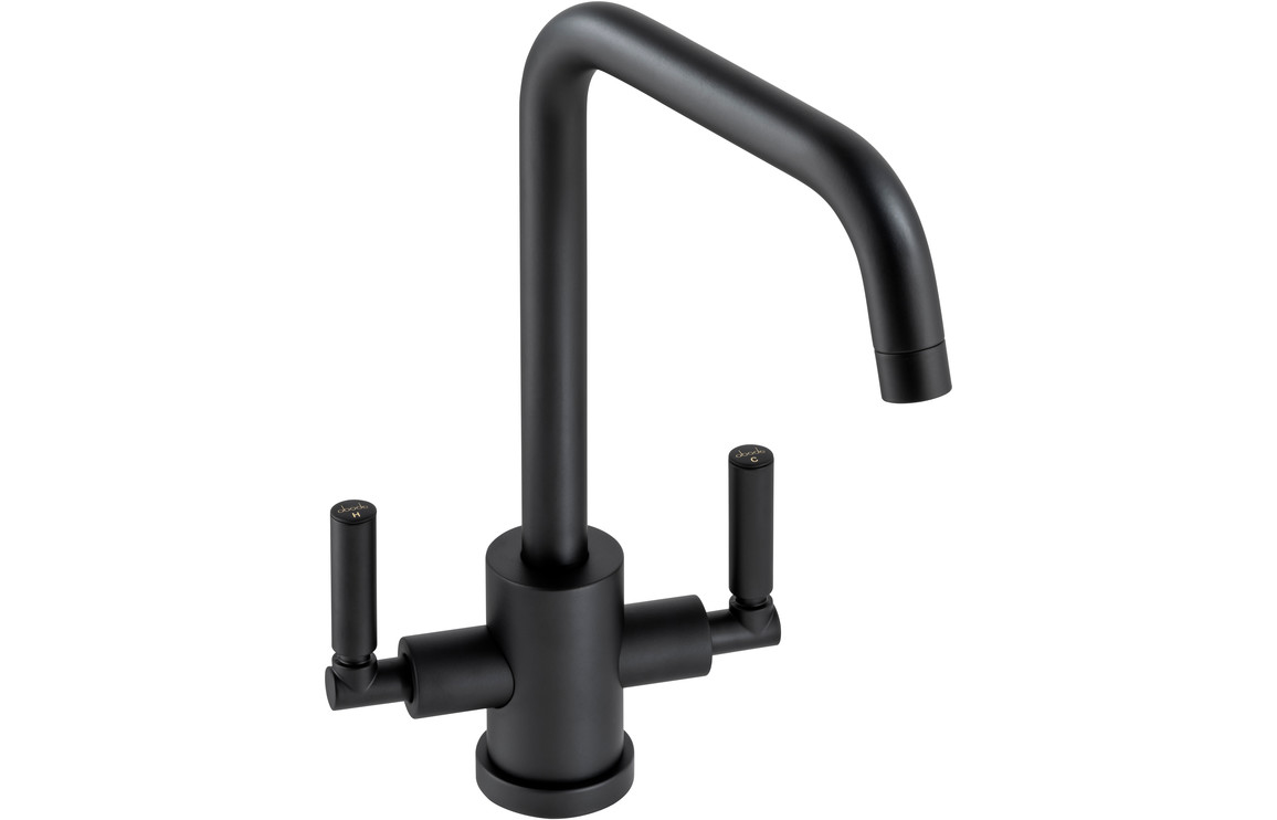 Abode Atlas Quad Monobloc Kitchen Mixer Tap - Matt Black