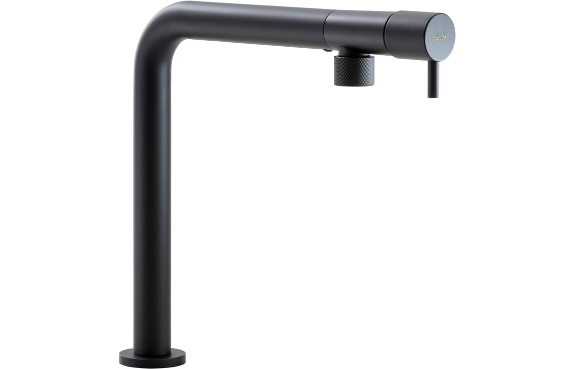 Abode Agilis Single Lever Kitchen Mixer Tap - Matt Black