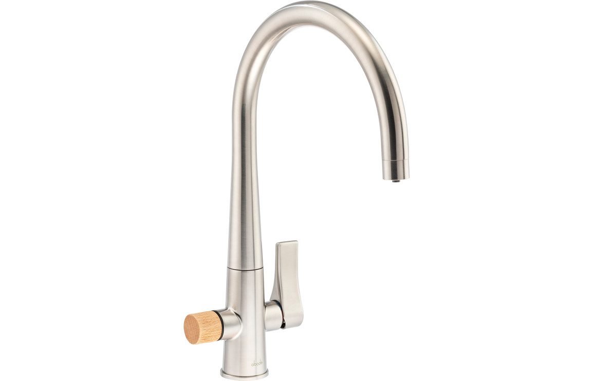 Abode Naturale Aquifier Kitchen Mixer Tap - Brushed Nickel