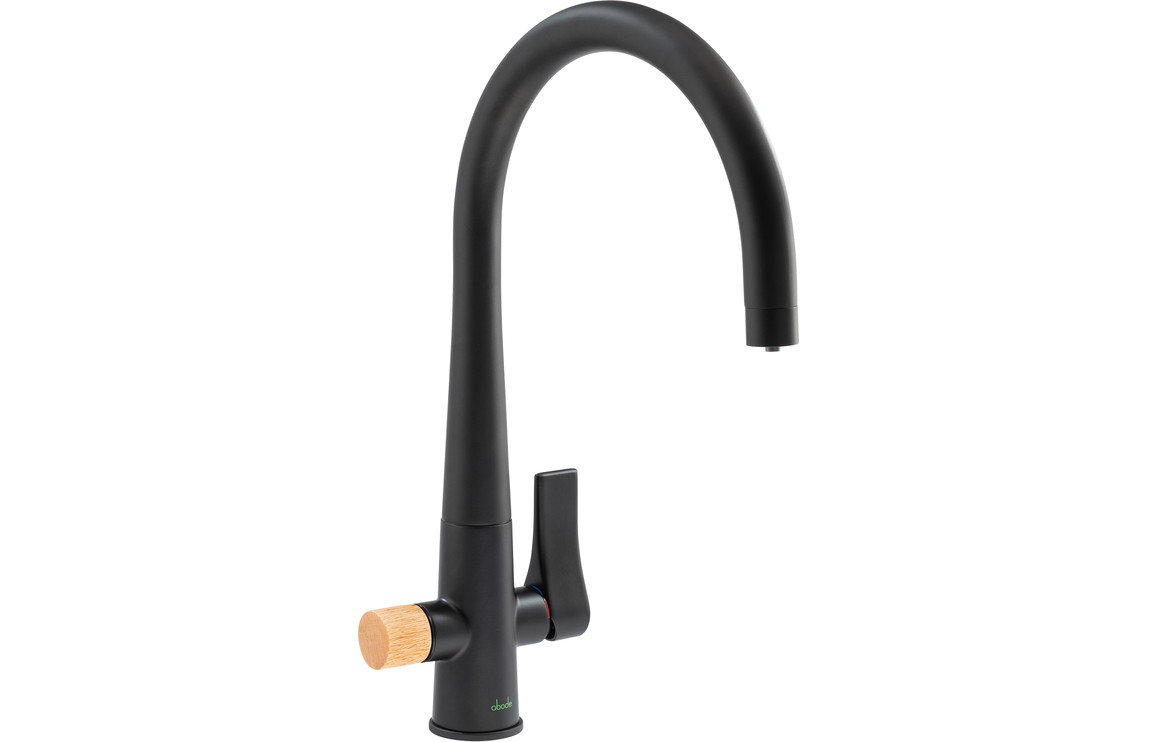 Abode Naturale Aquifier Kitchen Mixer Tap - Matt Black