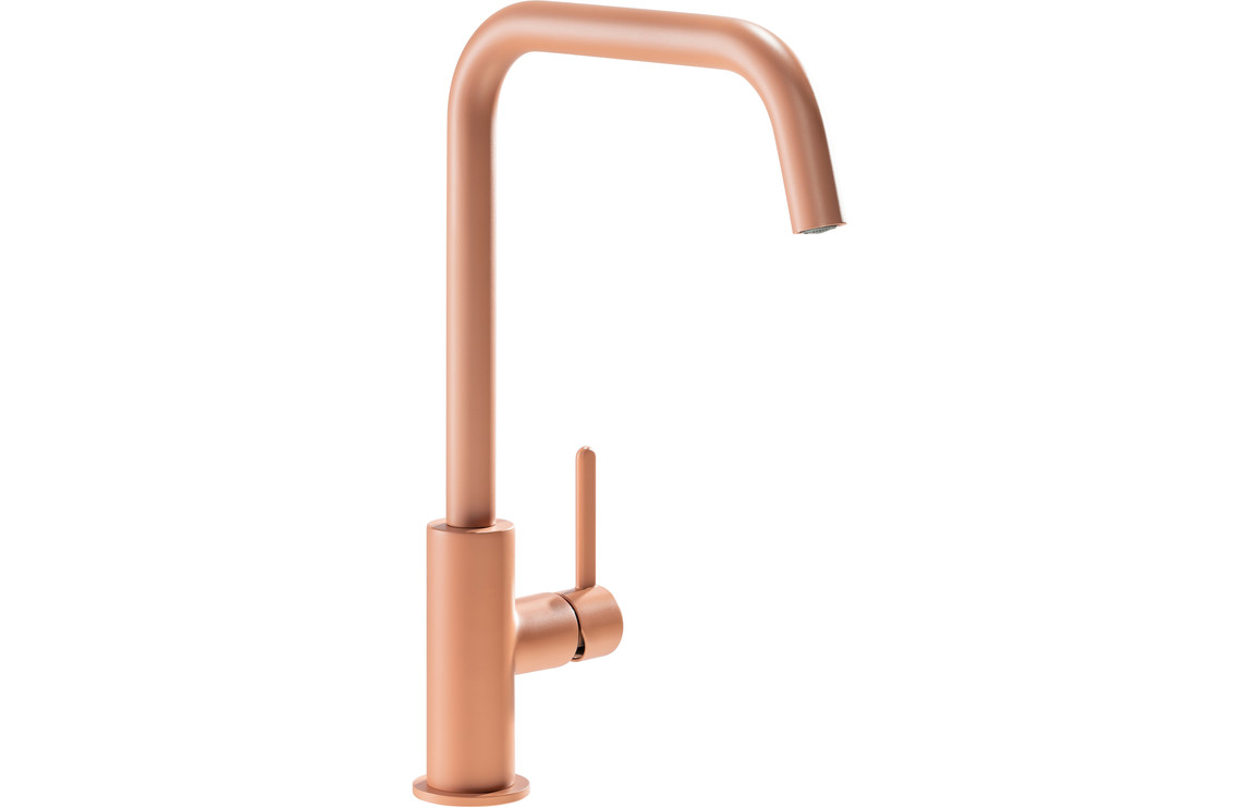 Abode Althia Single Lever Kitchen Mixer Tap - Terracotta