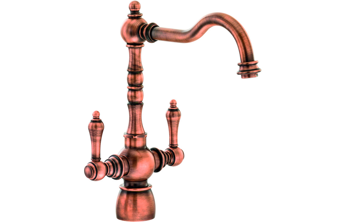 Abode Bayenne Monobloc Kitchen Mixer Tap - Century Copper