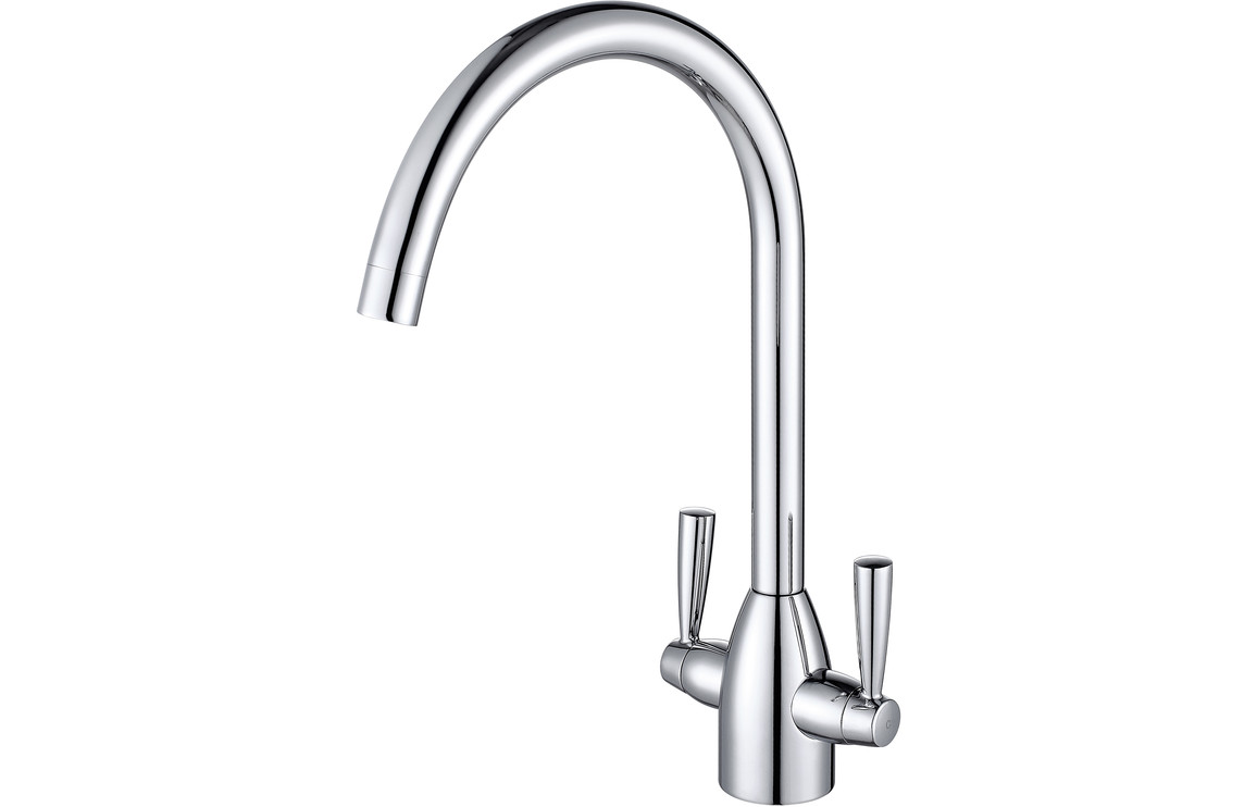 Prima Chelsea Dual Lever Kitchen Mixer Tap - Chrome