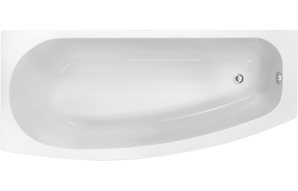 Lumley Space Saving 1700x740x560mm 0TH Bath w/Legs (LH)