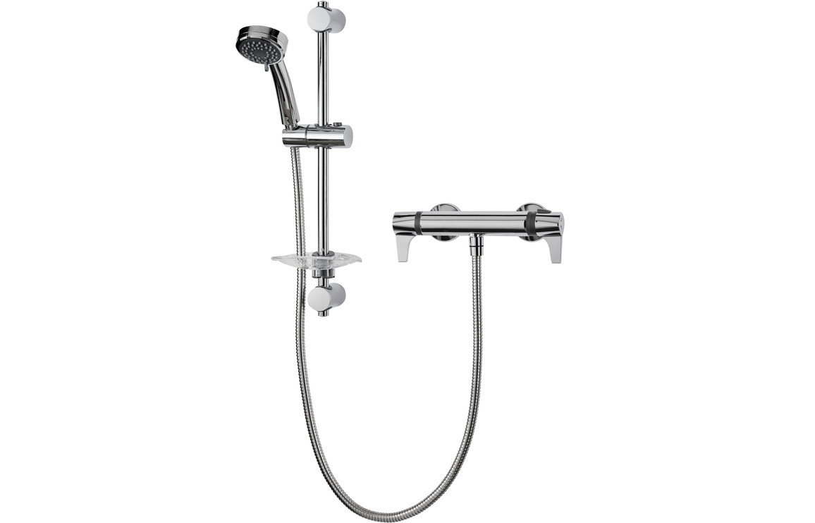 Triton Exe Lever Bar Mixer Thermo - Chrome