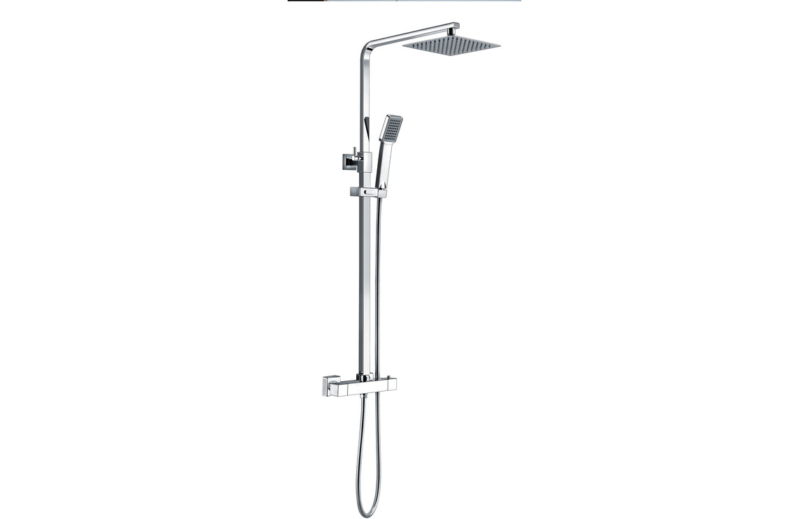 Sapo Thermostatic Bar Mixer w/Riser & Overhead Kit