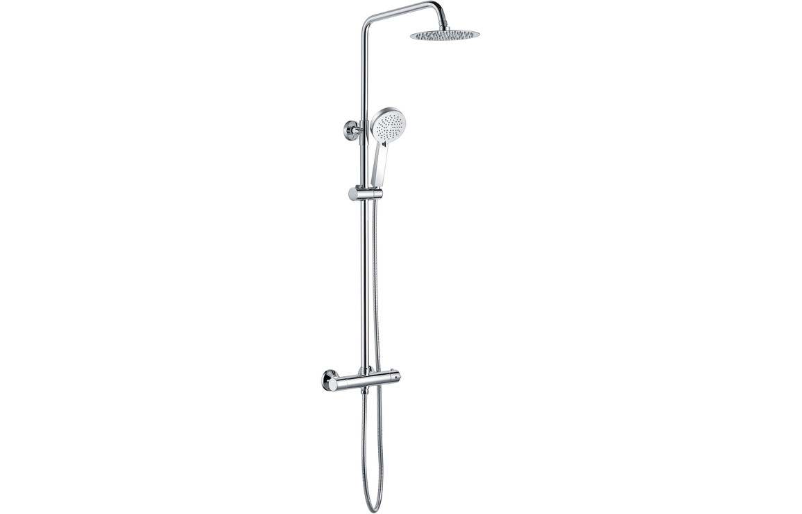 Lacandon Thermostatic Bar Mixer w/Riser & Overhead Kit