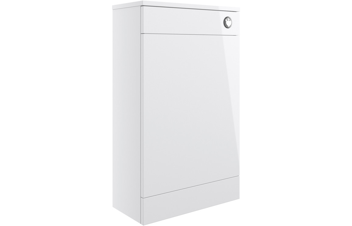 Viola 500mm Floor Standing WC Unit - White Gloss