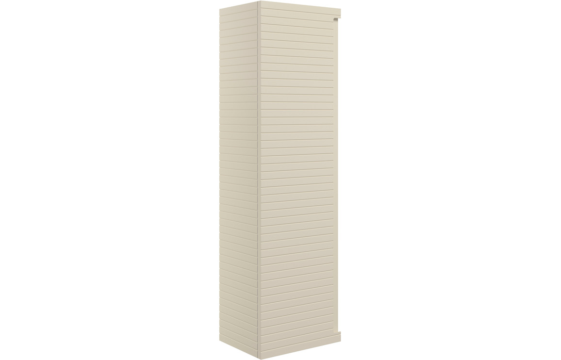 Zanti 350mm Wall Hung 1 Door Tall Unit - Matt Cotton