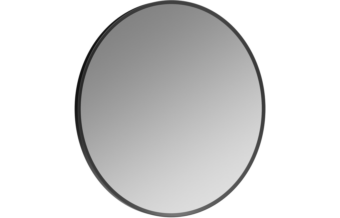 Potosi 500mm Round Mirror - Matt Black