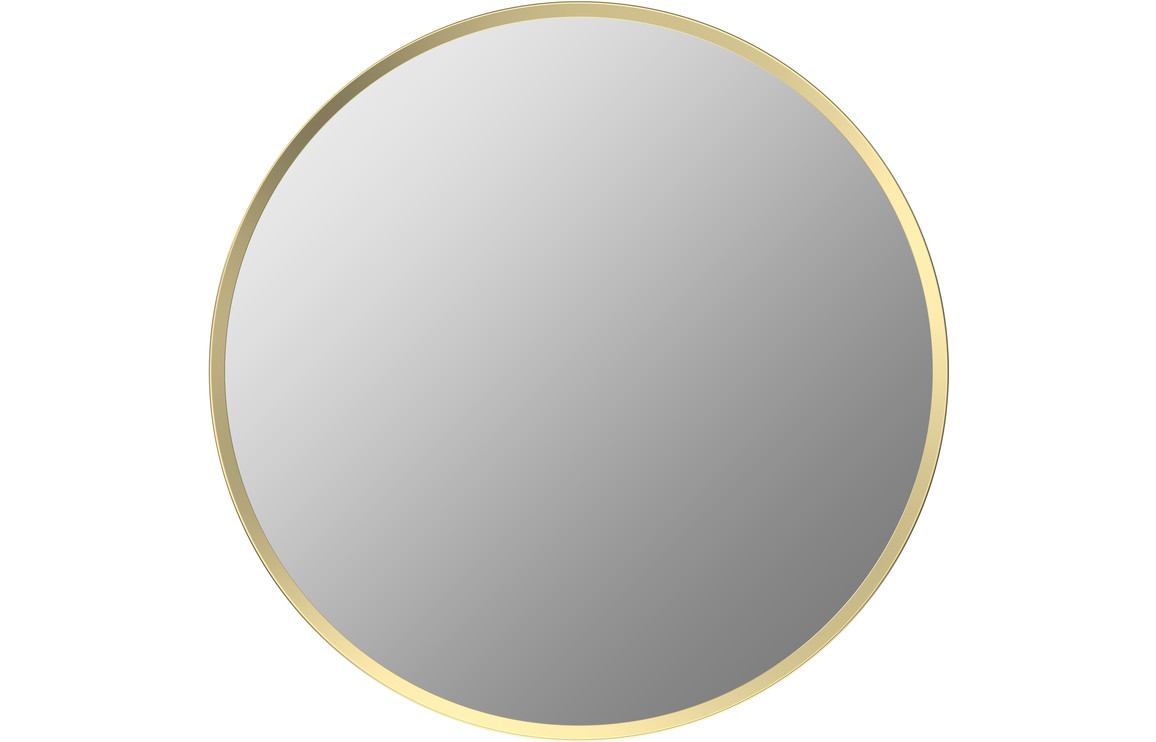 Potosi 500mm Round Mirror - Brushed Brass