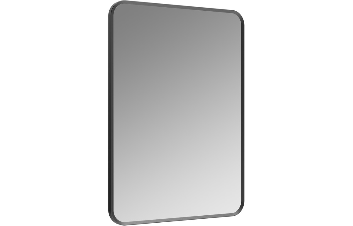 Potosi 600x800mm Rectangle Mirror - Matt Black