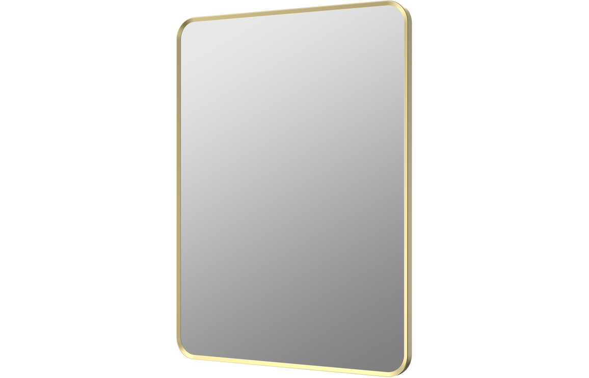 Potosi 600x800mm Rectangle Mirror - Brushed Brass