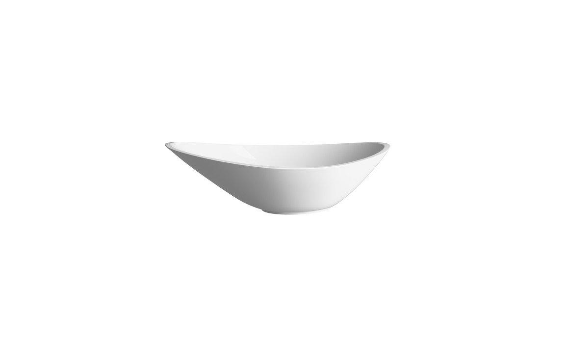 Baikal 564x323mm 0TH Resin Washbowl - White