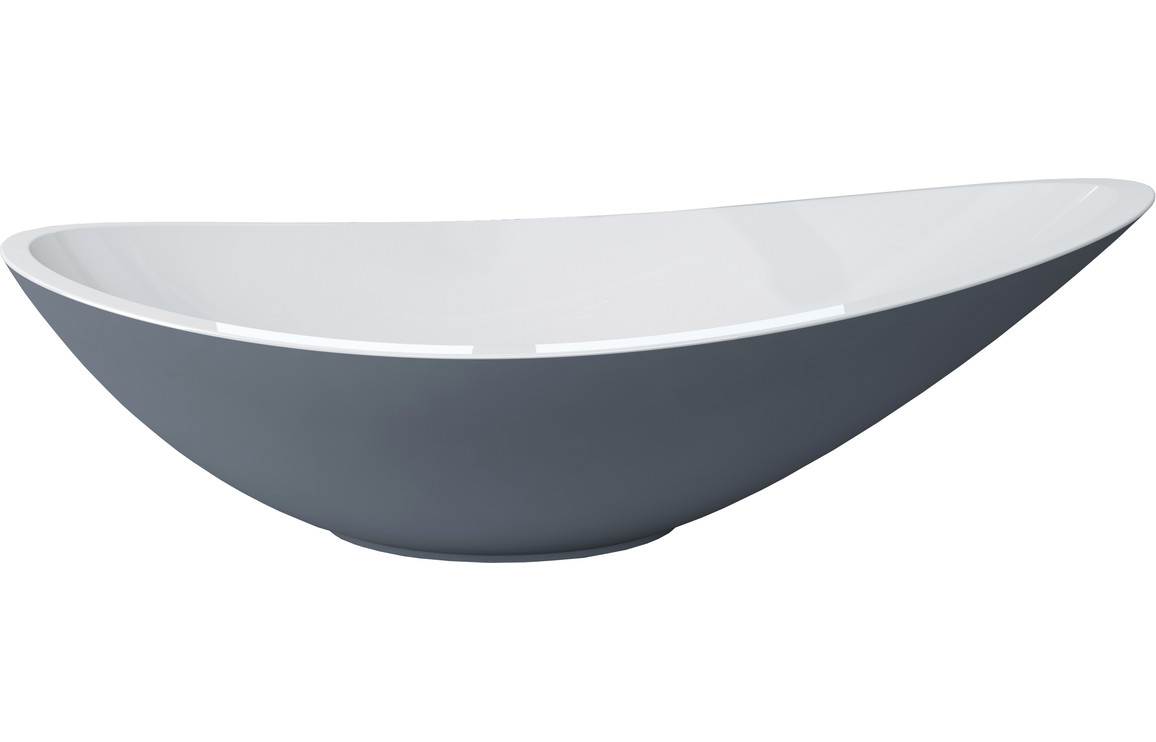 Baikal 564x323mm 0TH Resin Washbowl - Grey