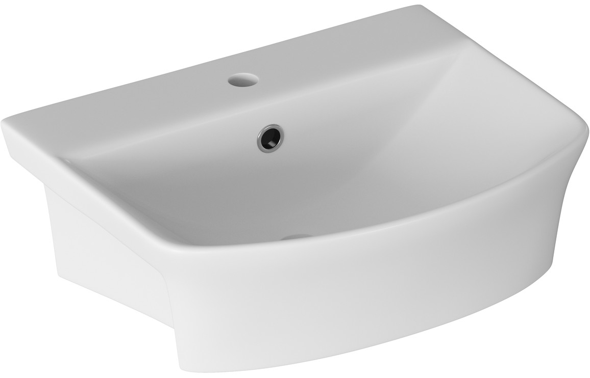 Winnipeg 500x400mm 1TH Semi Recessed Basin