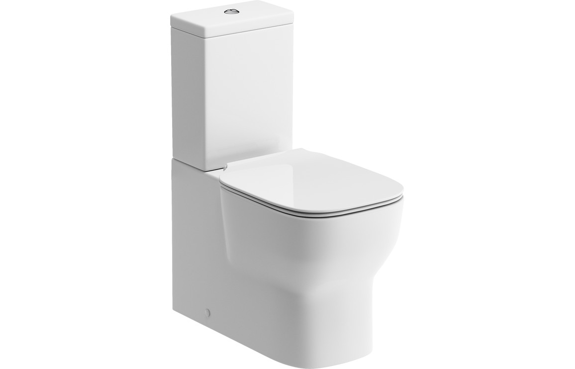 Nipigon Close Coupled Fully Shrouded WC & Soft Close Seat