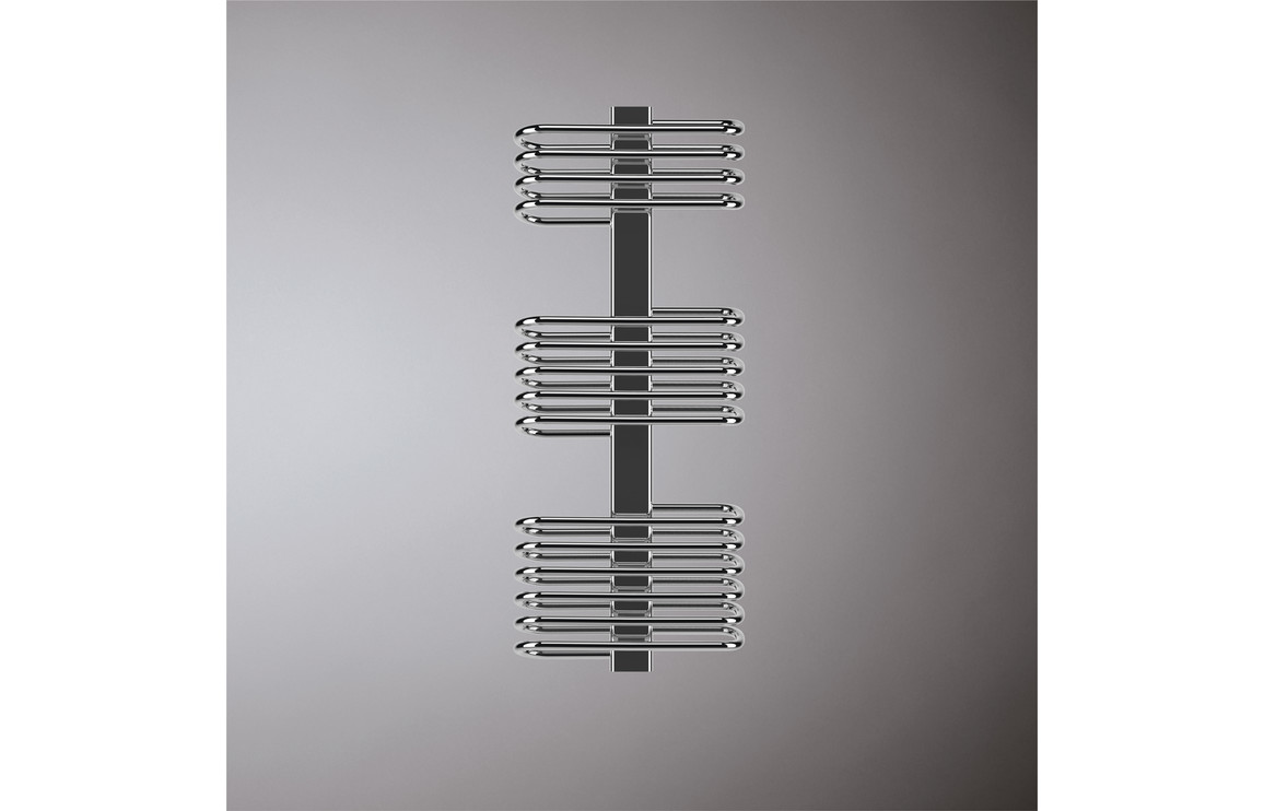 Atacama S-Shaped Radiator (470x1220x110mm) - Chrome